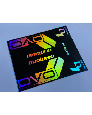 DVO Diamond D1 Decals Holographic Oil Slick Custom Stickers